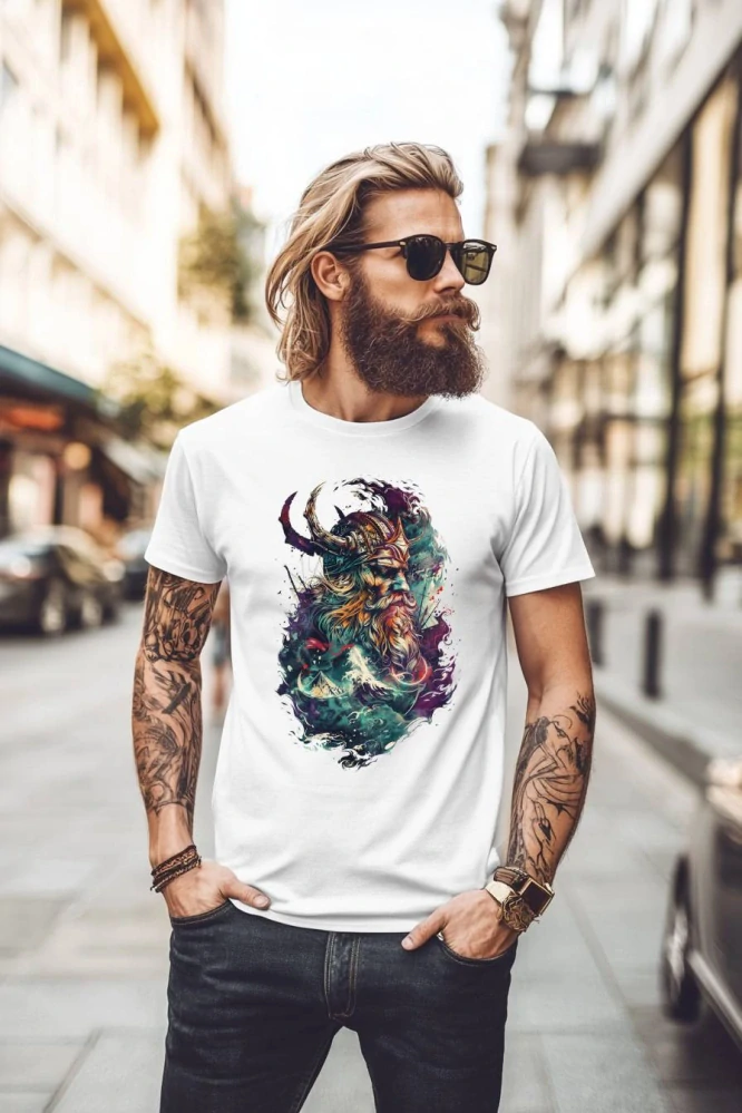 Pánské tričko - Viking na vlnách
