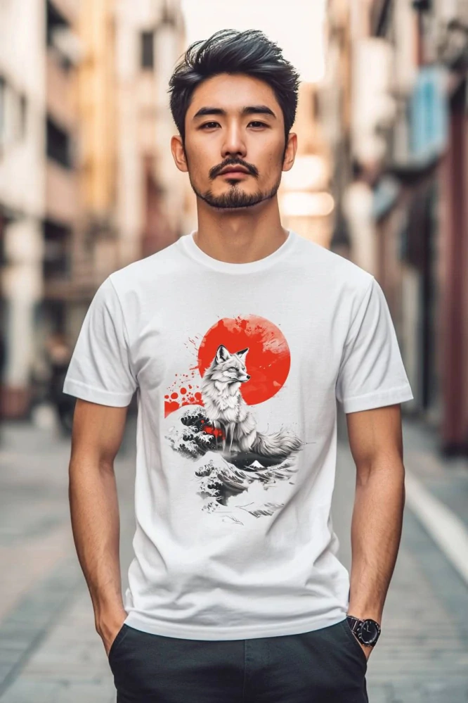 Pánské tričko - Měsíční liška