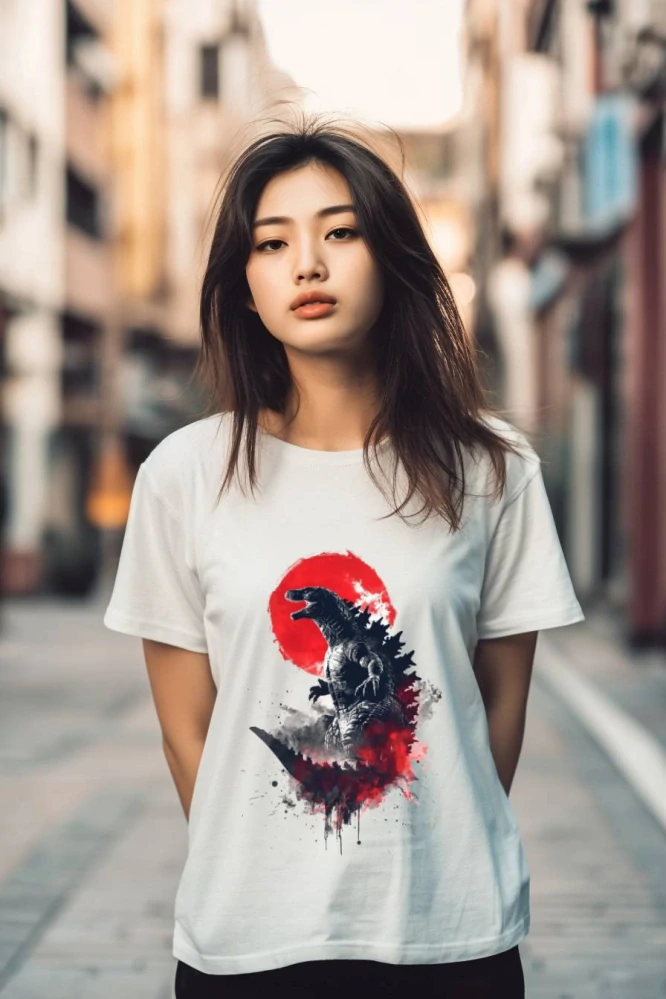 Dámské tričko - Godzilla za úsvitu