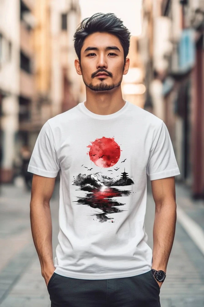 Pánské tričko - Japonské moře