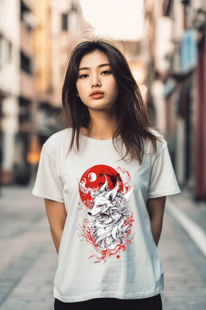 Dámské tričko - Bludná Kitsune