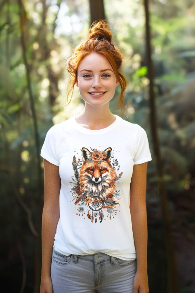 Dámské tričko - Liška vědma