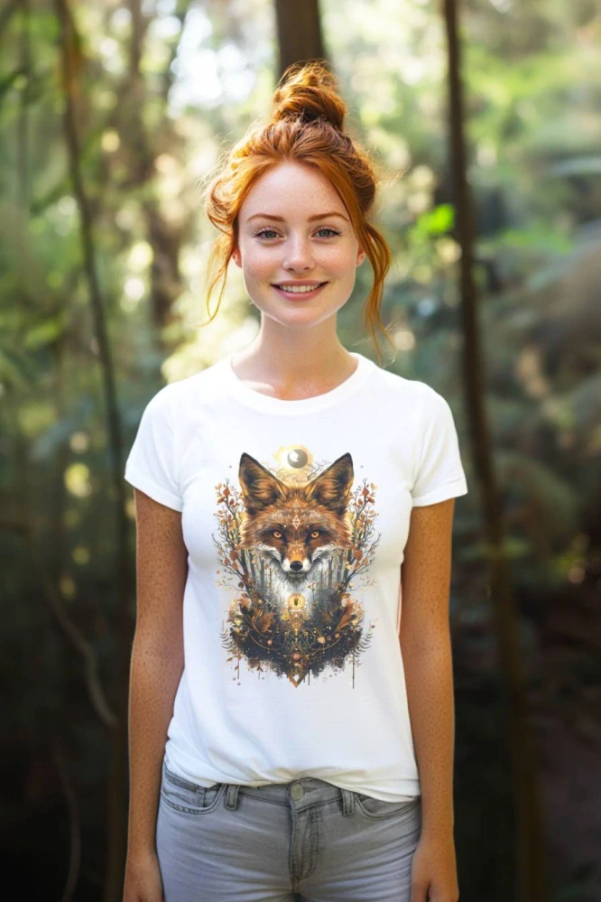 Dámské tričko - Přízračná liška