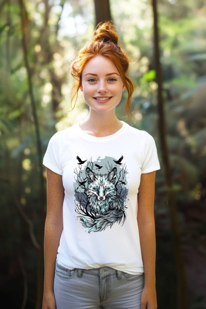 Dámské tričko - Temná přízračná liška