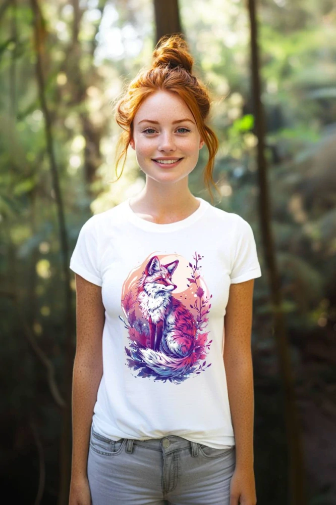 Dámské tričko - Záhadná toulavá liška