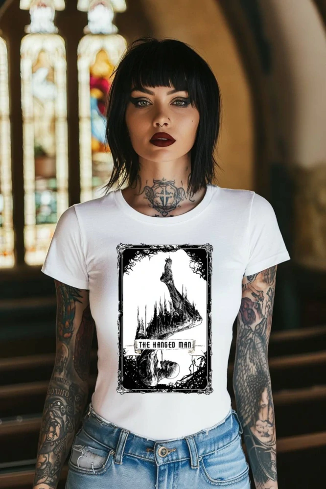 Dámské tričko - Hanged Man - Viselec - Tarot - Velká arkána