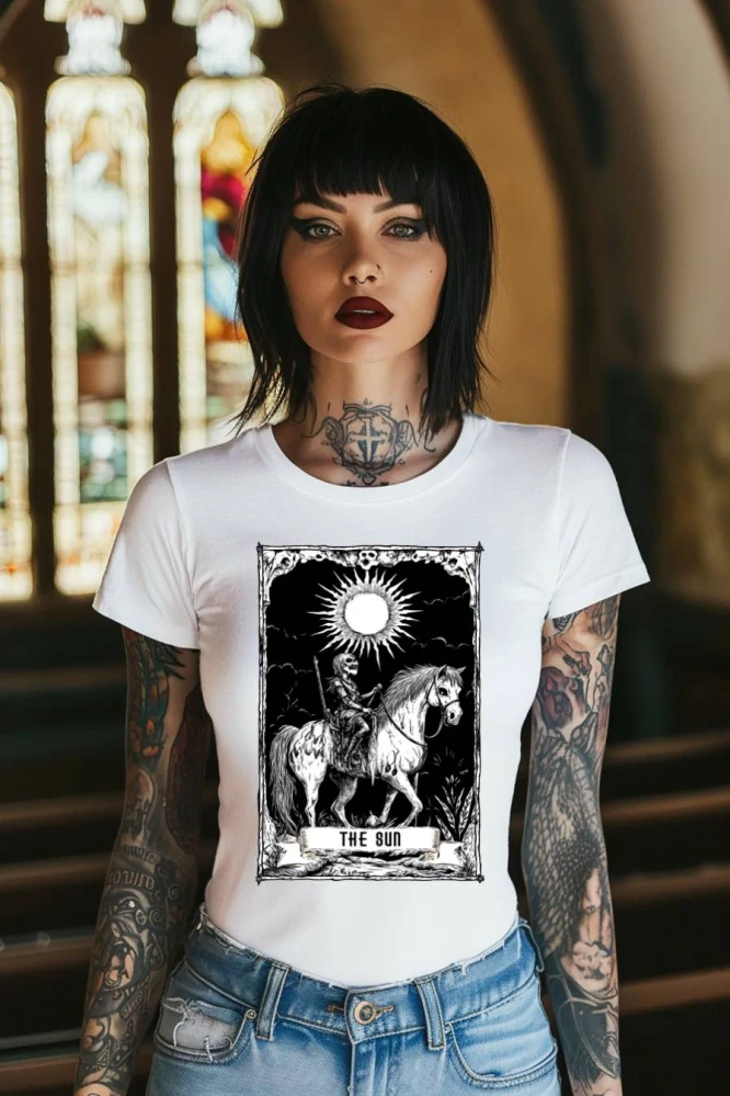 Dámské tričko - The Sun - Slunce - Tarot - Velká Arkána