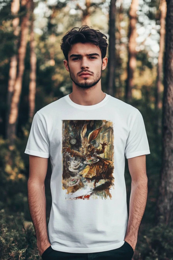 Pánské tričko - Šílený čajový dýchánek – Mad Tea Party