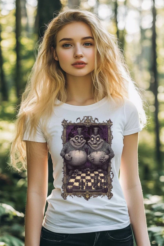 Dámské tričko - Tvídlíci – Tweedledee & Tweedledum