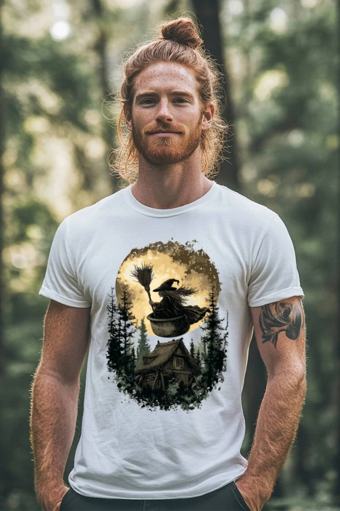 Pánské tričko - Baba Jaga – Pekelná Chýše