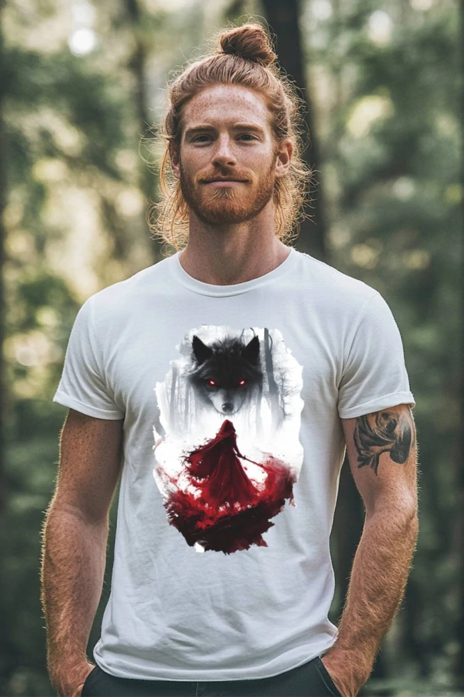 Pánské tričko - Červená Karkulka – Rudá Smrt