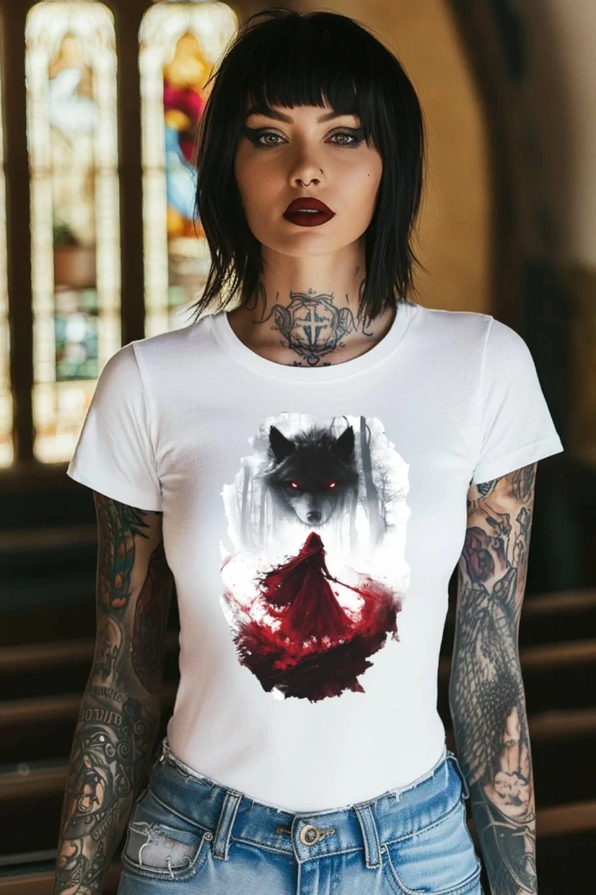 Dámské tričko - Červená Karkulka – Rudá Smrt