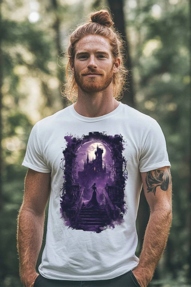 Pánské tričko - Kráska a Zvíře – Démon v Zámku