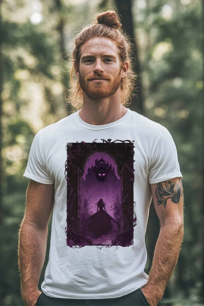 Pánské tričko - Kráska a Zvíře – Šelma v Temnotě