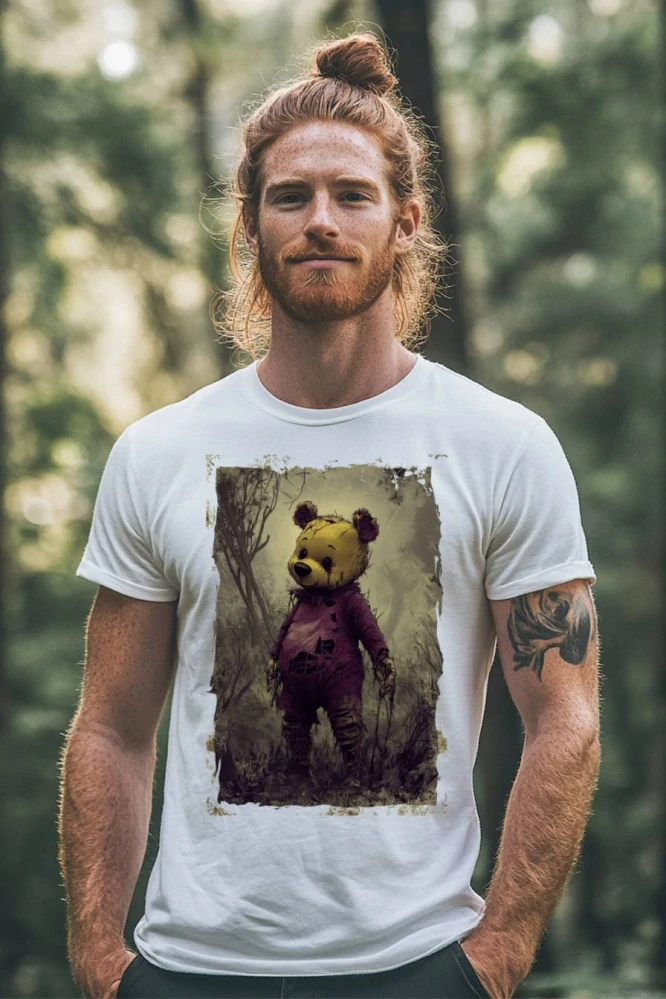 Pánské tričko - Medvídek Pú – Stíny Hororu