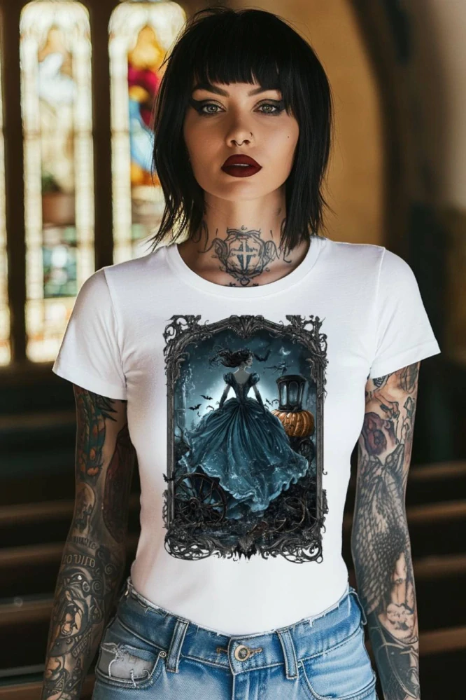 Dámské tričko - Popelka – Zakrvácený Střevíček