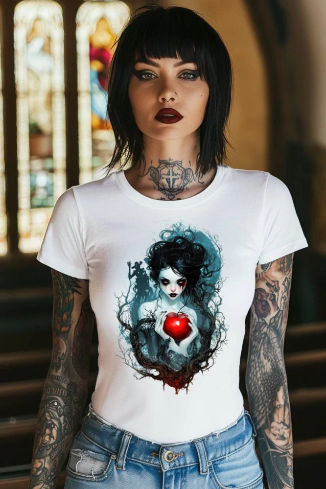 Dámské tričko - Sněhurka – Jedovaté Jablko