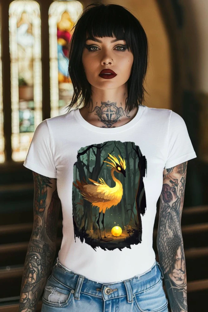 Dámské tričko - Zlatá Husa – Pád do Hamižnosti