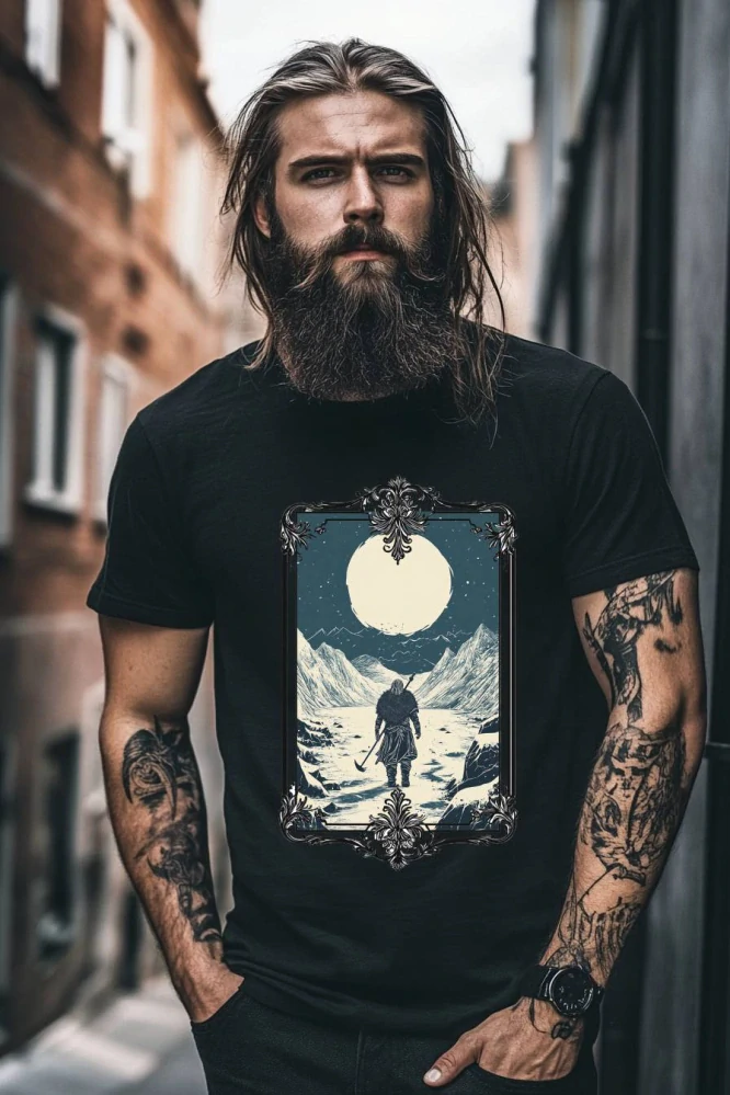 Pánské tričko - Viking na mrazivém Severu