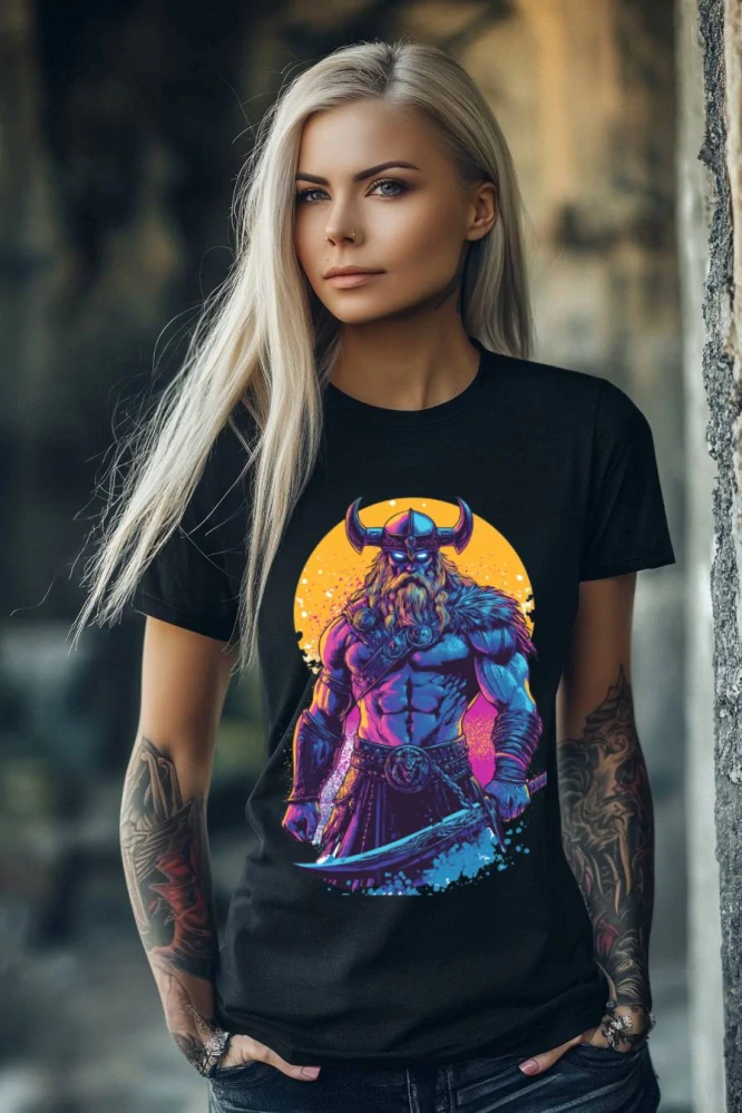 Dámské tričko - Retro Viking