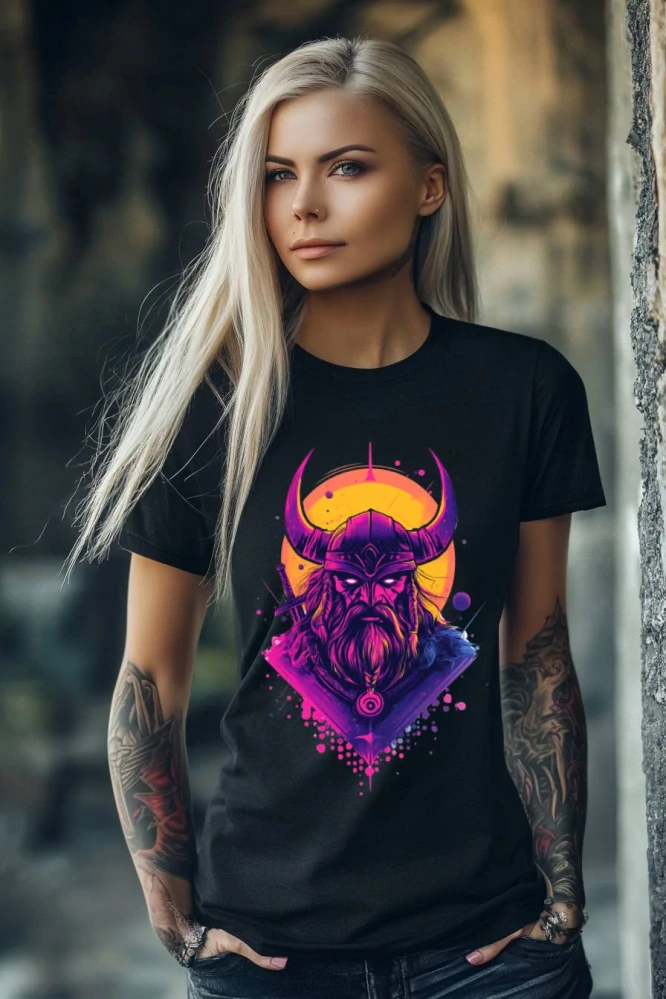 Dámské tričko - Retro Viking vychází