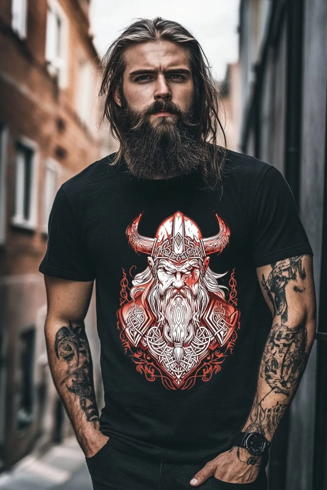 Pánské tričko - Plameny Valhally