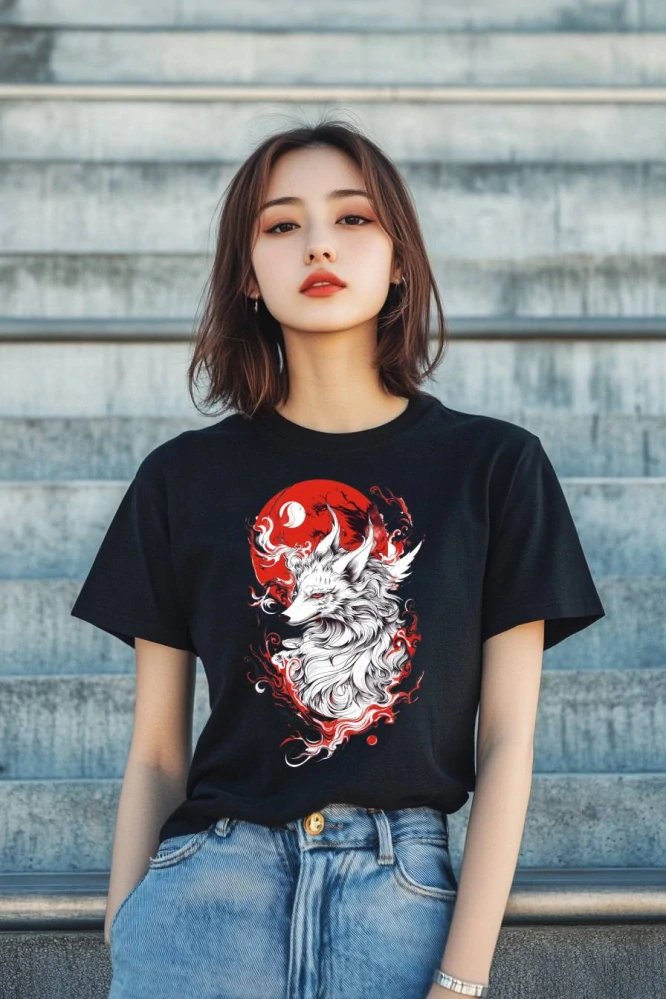 Dámské tričko - Bludná Kitsune