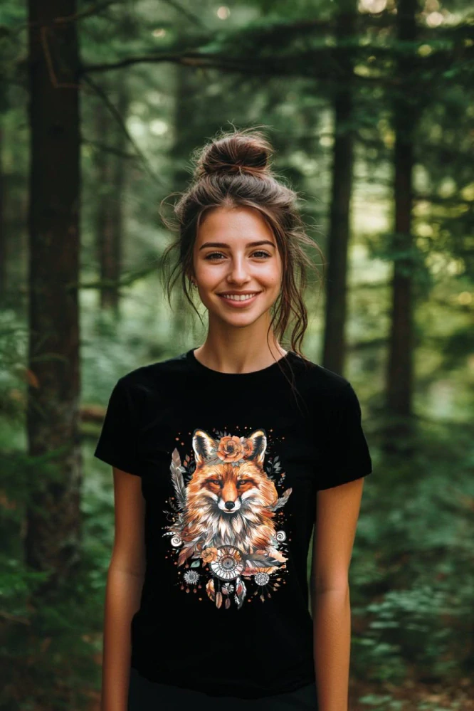 Dámské tričko - Liška vědma