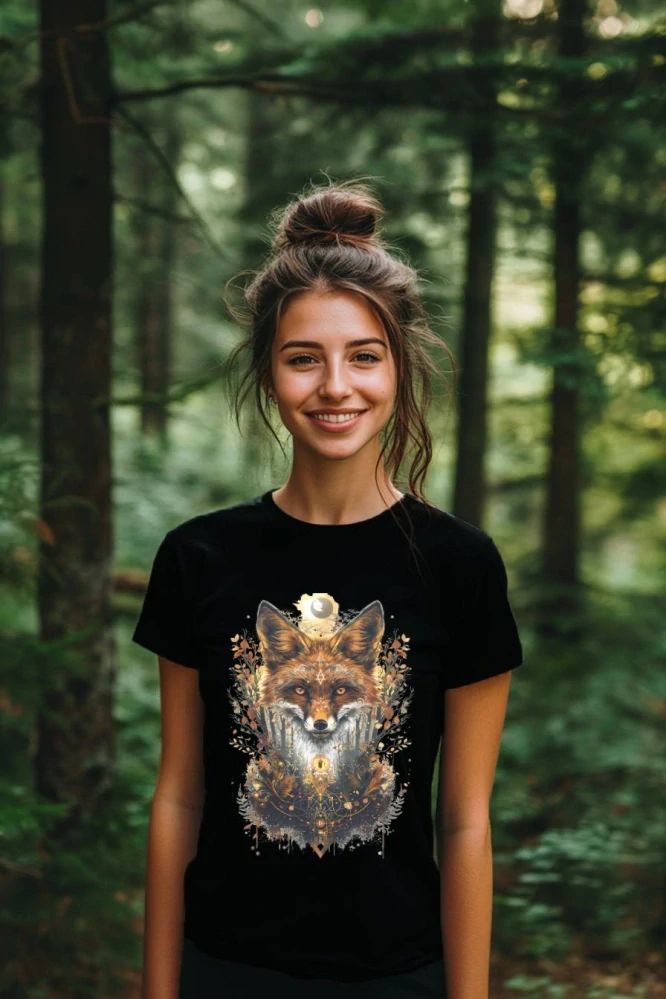 Dámské tričko - Přízračná liška