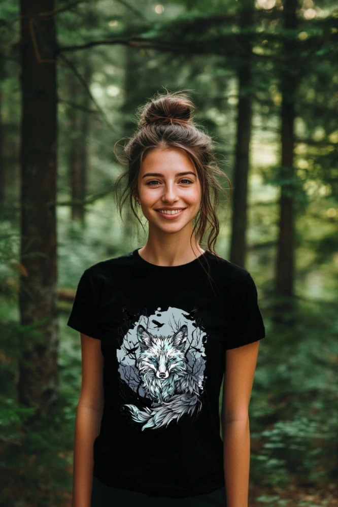 Dámské tričko - Temná přízračná liška