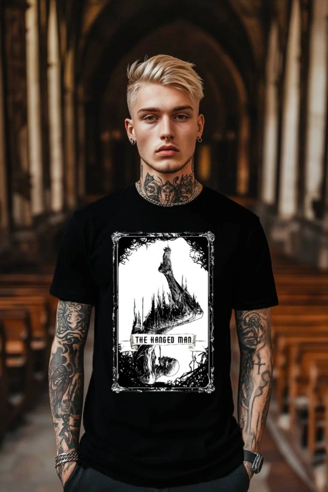 Pánské tričko - Hanged Man - Viselec - Tarot - Velká arkána