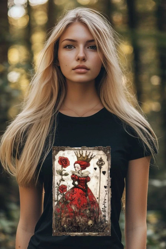 Dámské tričko - Červená vládne – Red Reigns