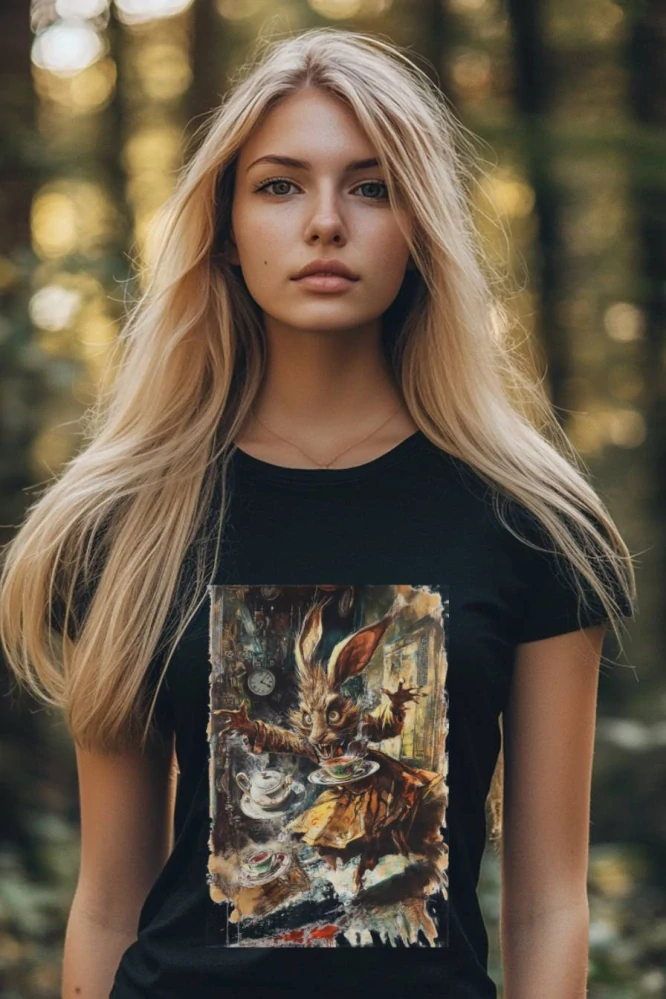 Dámské tričko - Šílený čajový dýchánek – Mad Tea Party