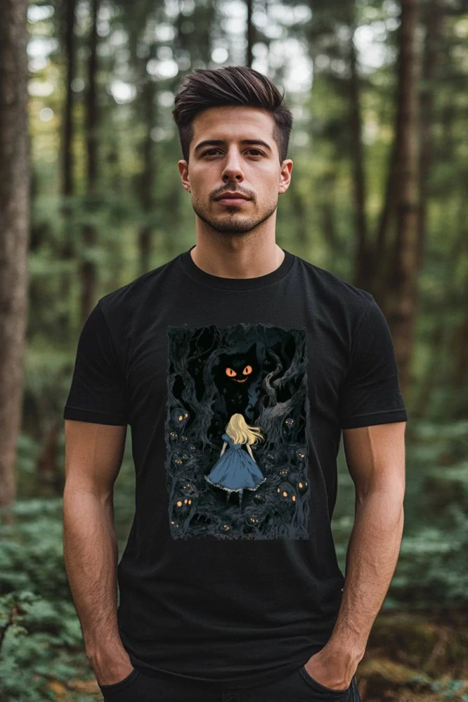 Pánské tričko - Ztracená v říši divů – Lost in Wonderland