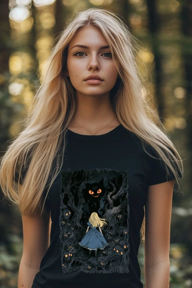 Dámské tričko - Ztracená v říši divů – Lost in Wonderland