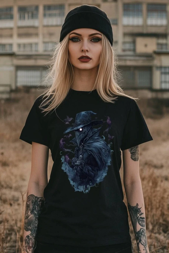 Dámské tričko - Havraní Smrtka – Plague Doctor - Morový Doktor