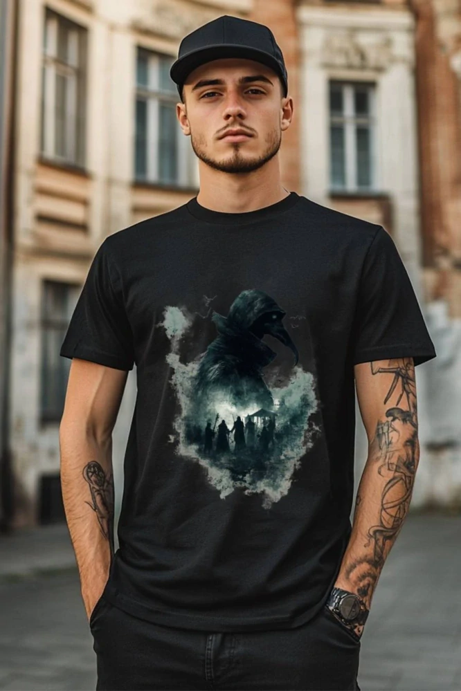 Pánské tričko - Mistr Rozkladu – Plague Doctor - Morový Doktor