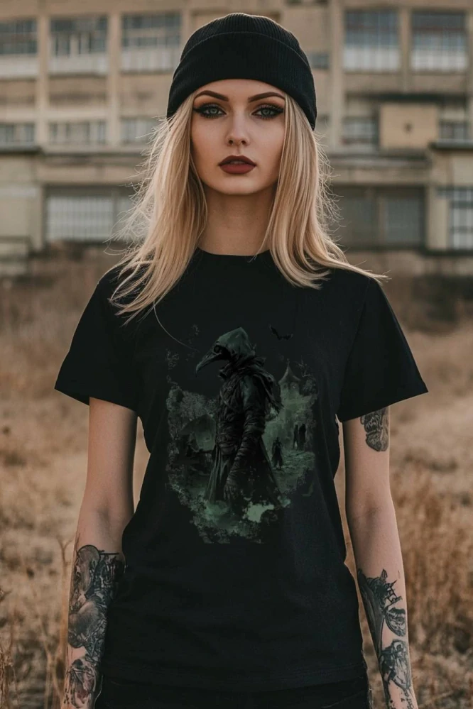 Dámské tričko - Poslední Ochránce – Plague Doctor - Morový Doktor