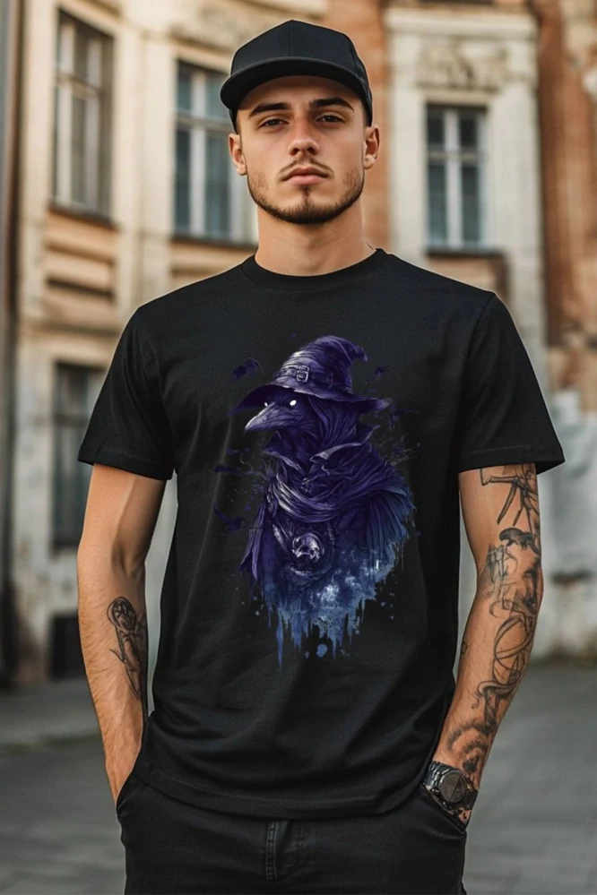 Pánské tričko - Prokletý Léčitel – Plague Doctor - Morový Doktor