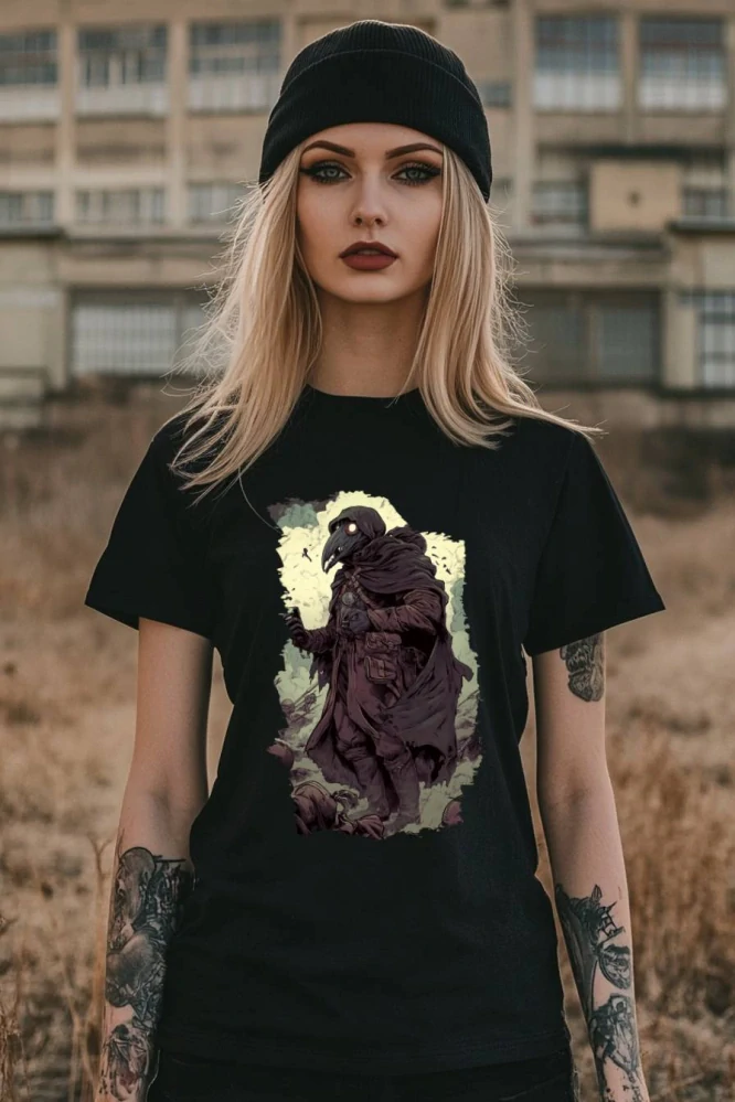 Dámské tričko - Svědek Apokalypsy – Plague Doctor - Morový Doktor