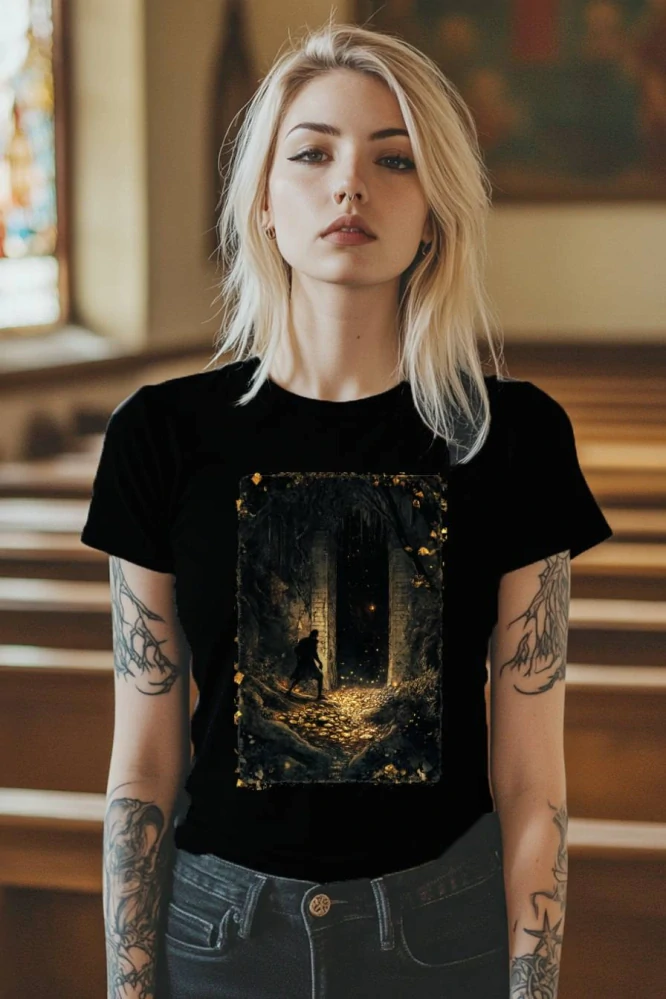 Dámské tričko - Ali Baba – Černý Loupežník