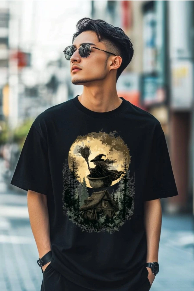 Pánské tričko - Baba Jaga – Pekelná Chýše