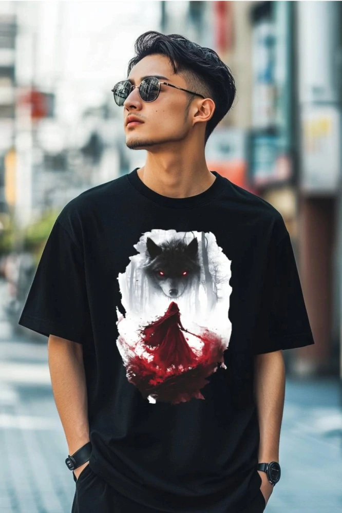 Pánské tričko - Červená Karkulka – Rudá Smrt