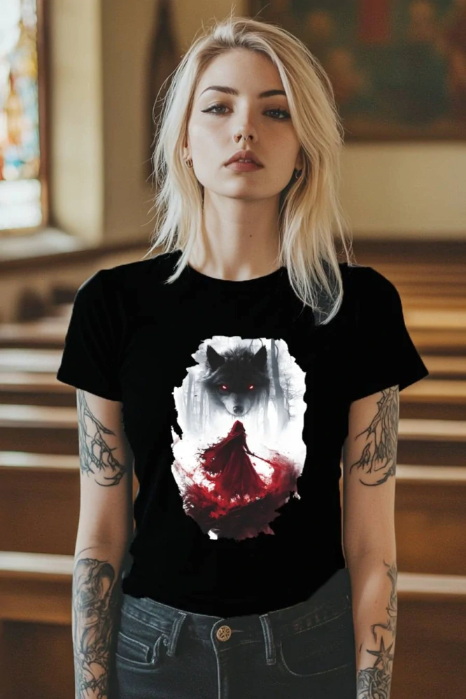 Dámské tričko - Červená Karkulka – Rudá Smrt