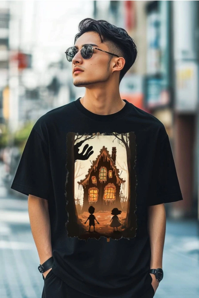 Pánské tričko - Jeníček a Mařenka – Cesta bez Návratu