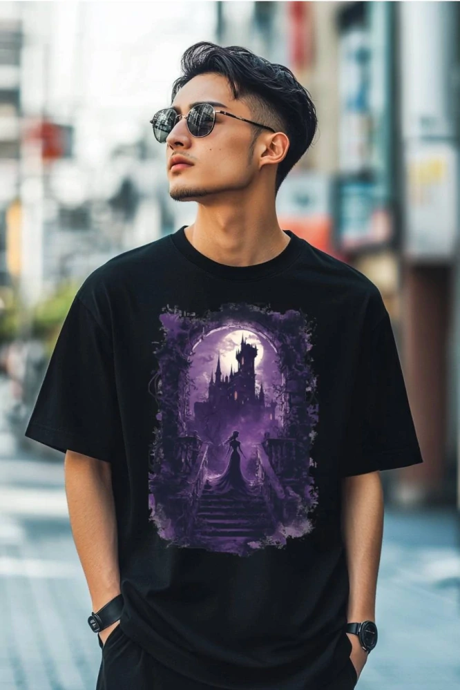 Pánské tričko - Kráska a Zvíře – Démon v Zámku