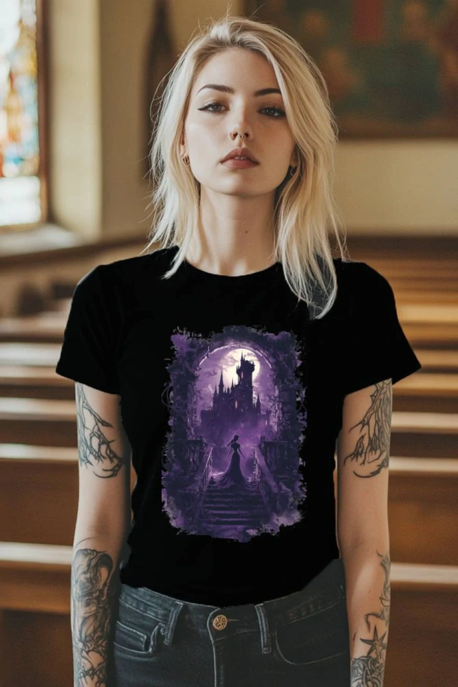 Dámské tričko - Kráska a Zvíře – Démon v Zámku