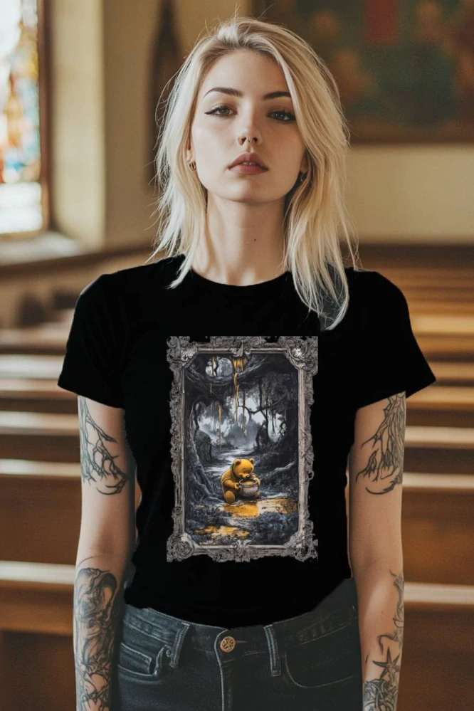 Dámské tričko - Medvídek Pú – Medová Bestie