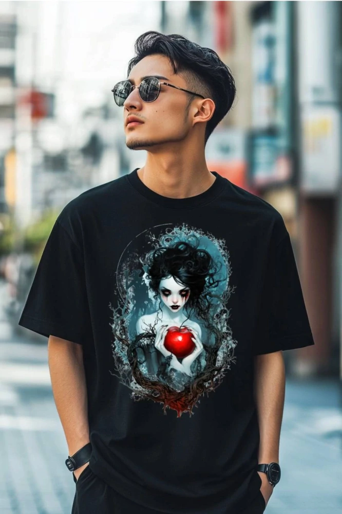 Pánské tričko - Sněhurka – Jedovaté Jablko