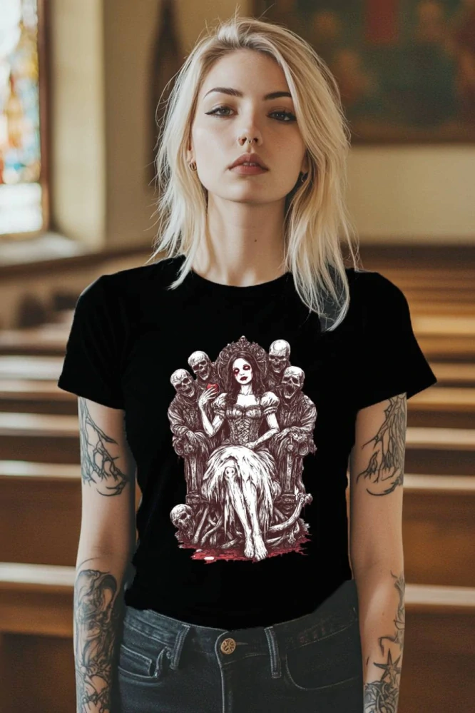 Dámské tričko - Sněhurka – Krvavá Královna